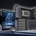 Placa-mãe Gigabyte WRX90 AI Top para Threadripper com cooler dedicado às memórias DDR5