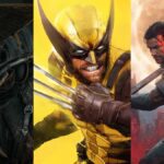 Imagem mostrando cenas de combate de jogos hack and slash como Marvel's Wolverine, Onimusha e Control Resonant