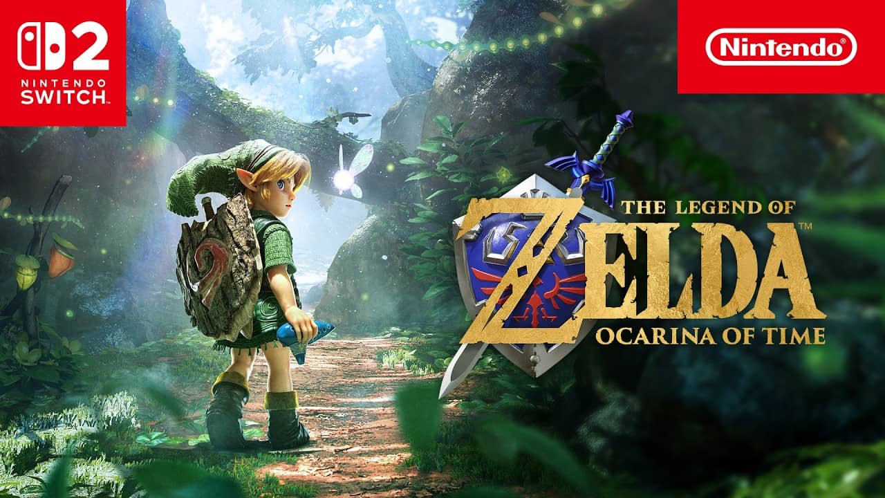 Cartão de download de The Legend of Zelda: Ocarina of Time Remake revelando o tamanho de 27 GB