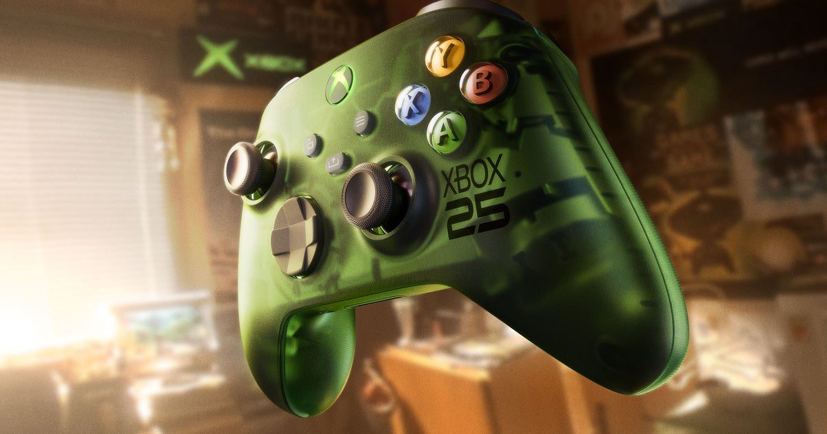 Console Xbox Series X iluminado com controle em ambiente moderno